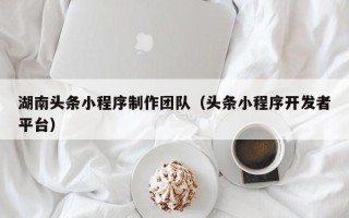 睢县湖南头条小程序制作团队（头条小程序开发者平台）